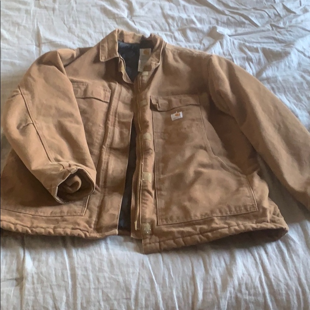 XL Tan Women’s Carhartt Utility Jacket